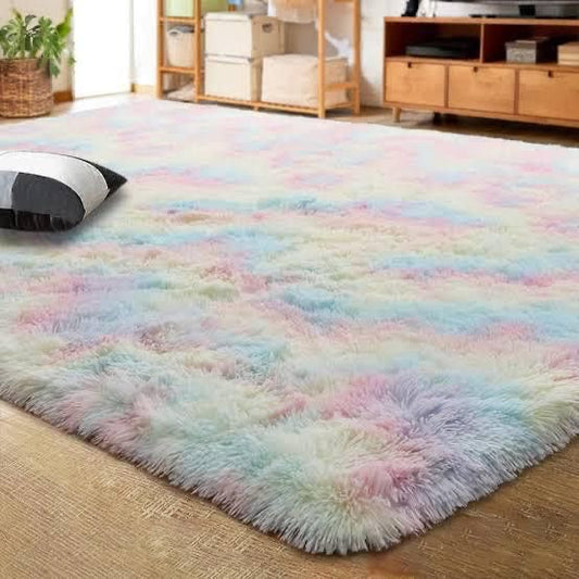 Fluffy Plush Non-Slip Carpet Big
